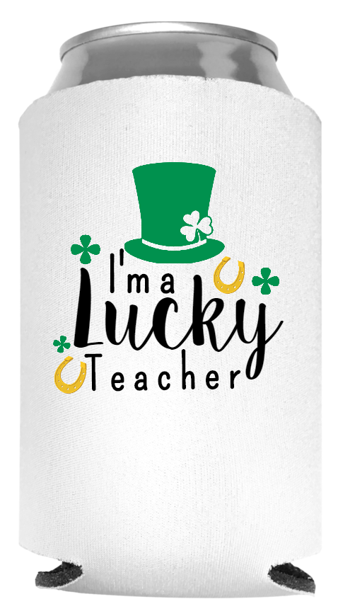 St. Patrick's Day Full Color Foam Collapsible Coolies Style 116723