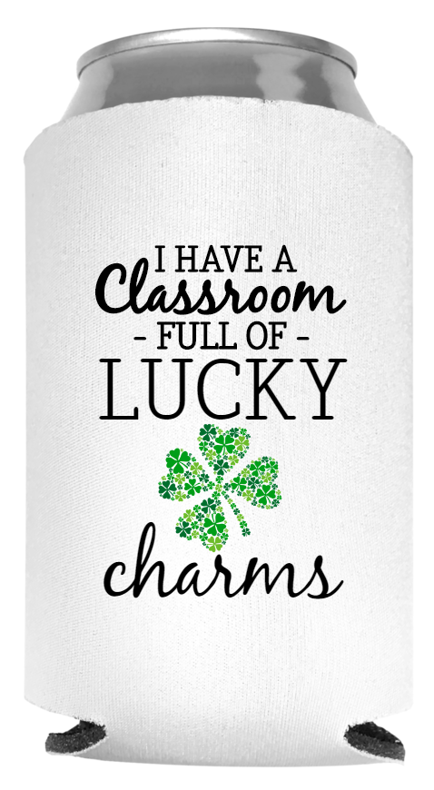 St. Patrick's Day Full Color Foam Collapsible Coolies Style 116722