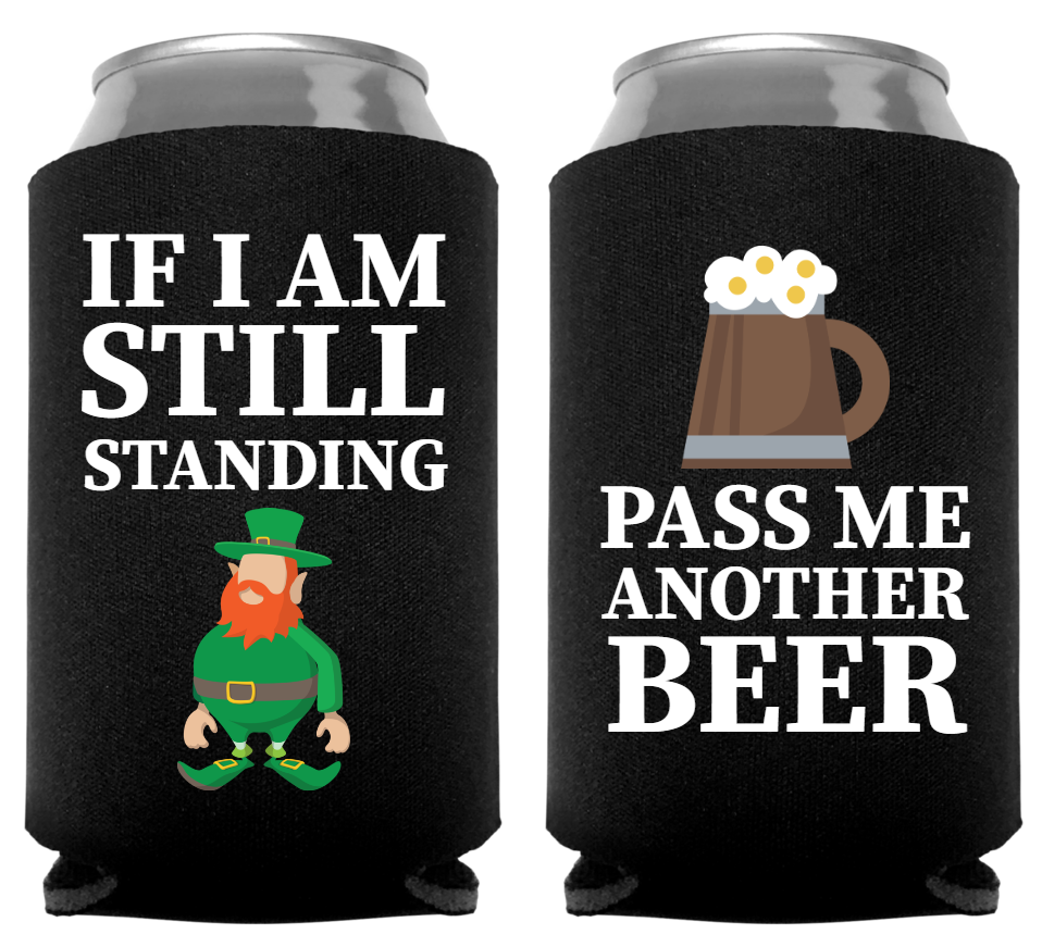 St. Patrick's Day Full Color Foam Collapsible Coolies Style 116613