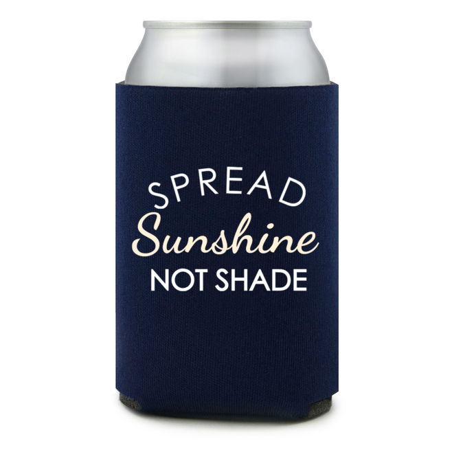 Full Color Foam Collapsible Can Coolers Summer Spread Sunshine Not Shade Style 139809