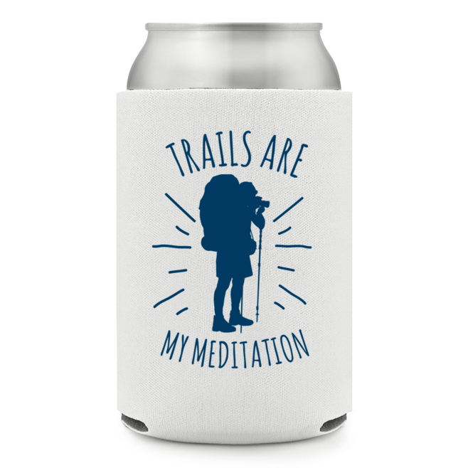 Full Color Foam Collapsible Can Coolers Summer Trails Are My Meditation Style 139302