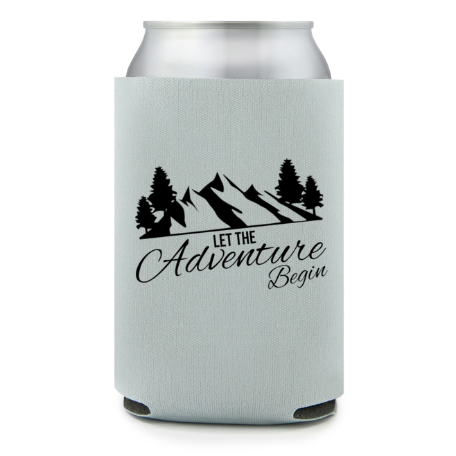 Full Color Foam Collapsible Can Coolers Summer Let The Adventure Begin Style 139292