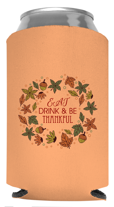 Thanksgiving Full Color Foam Collapsible Coolies Style 94949