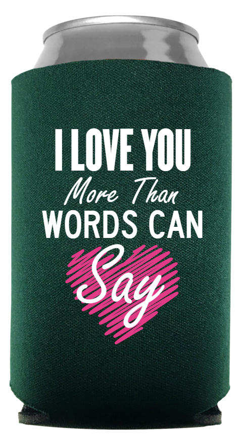 Valentines Day Full Color Foam Collapsible Coolies Style 116098