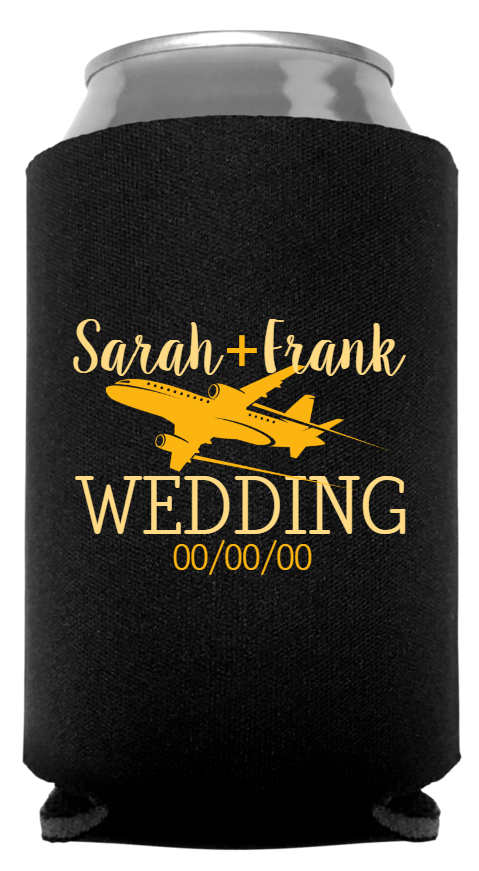 Wedding Full Color Foam Collapsible Coolies Style 126127