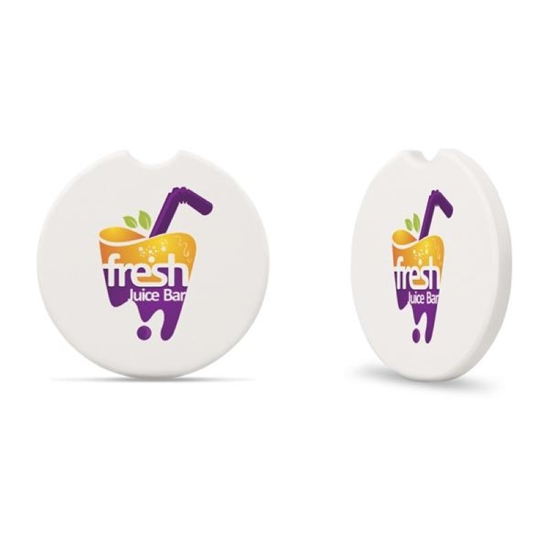 Custom Full Color Absorbent Stone Car Coasters