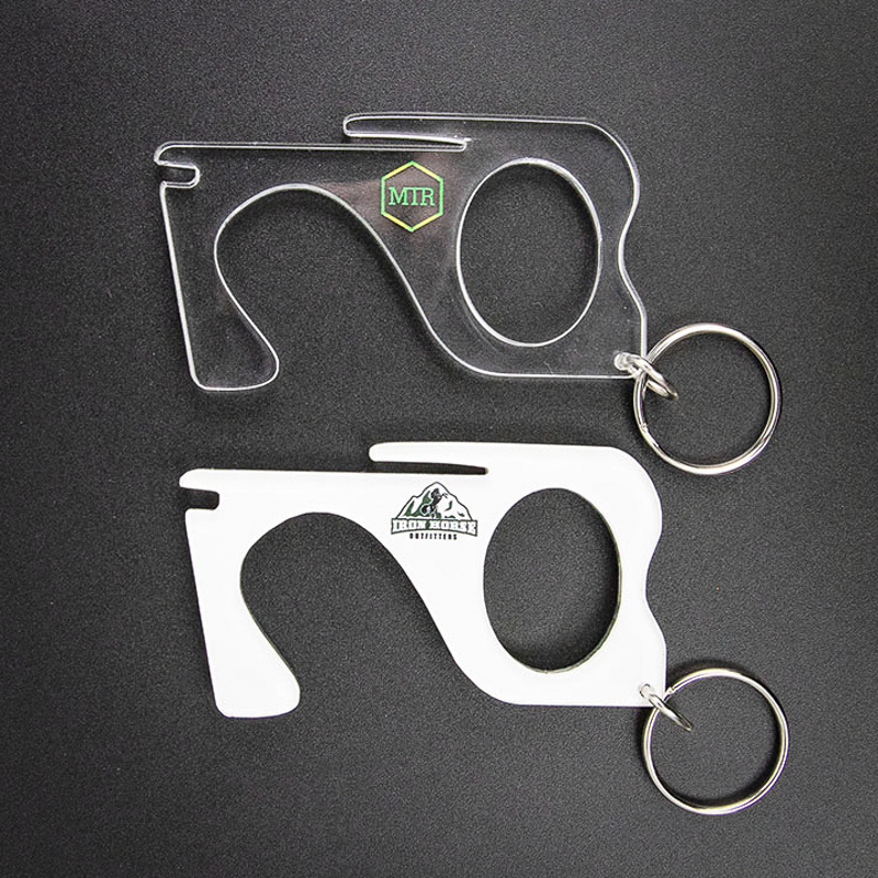 Full Color No Touch Acrylic Key Chain - Shape 3