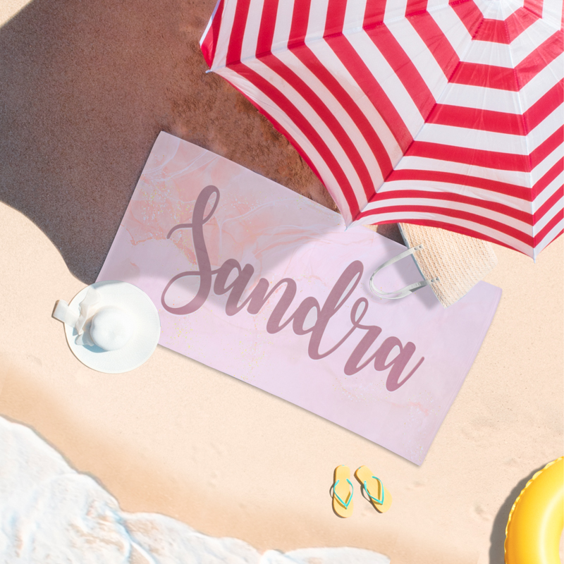 Full Color Premium Beach Towel - 30 X 60 Inch