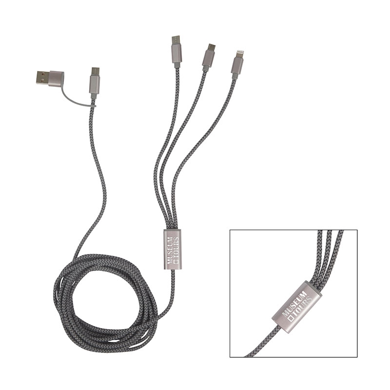 Giftcor Virgo 9' RPET 5-in-1 Charging Cable