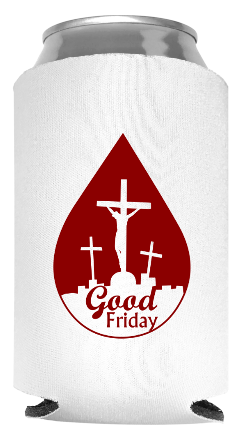 Good Friday Full Color Foam Collapsible Coolies Style 82327