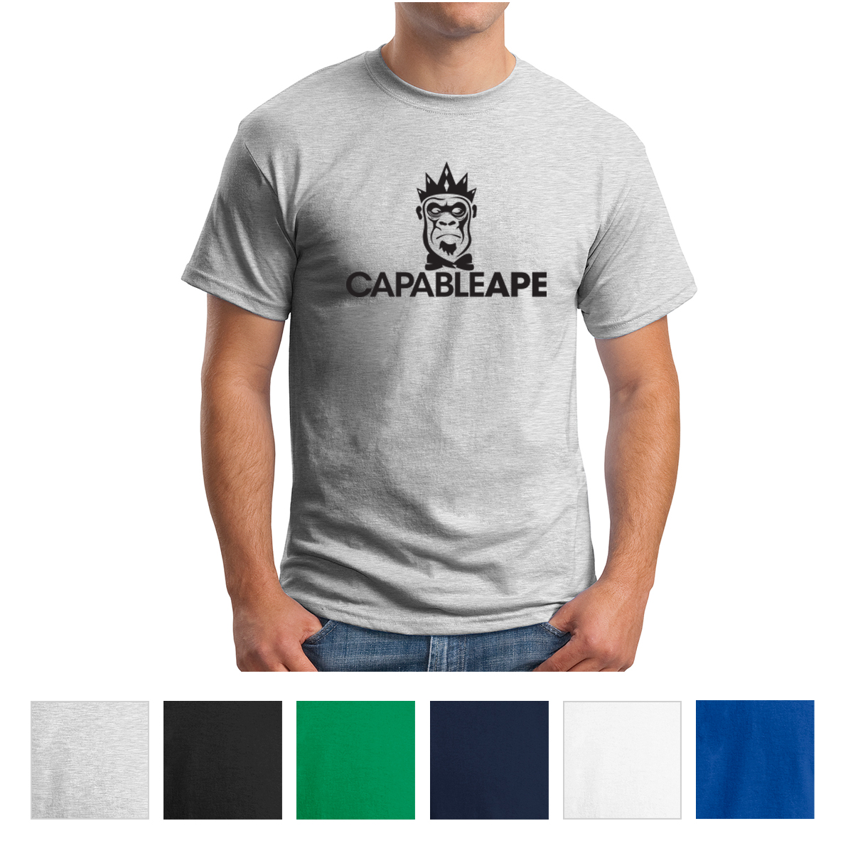 Hanes&reg; - EcoSmart&reg; 50/50 Cotton/Poly T-Shirt