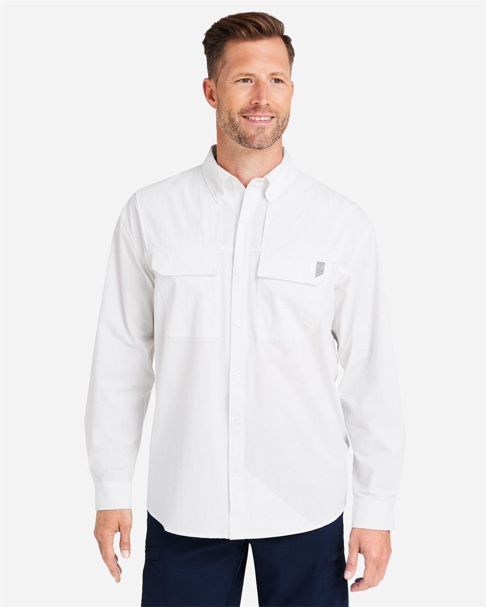 HUK Men's Creekbed Pocket Fishing Shirt - H150184