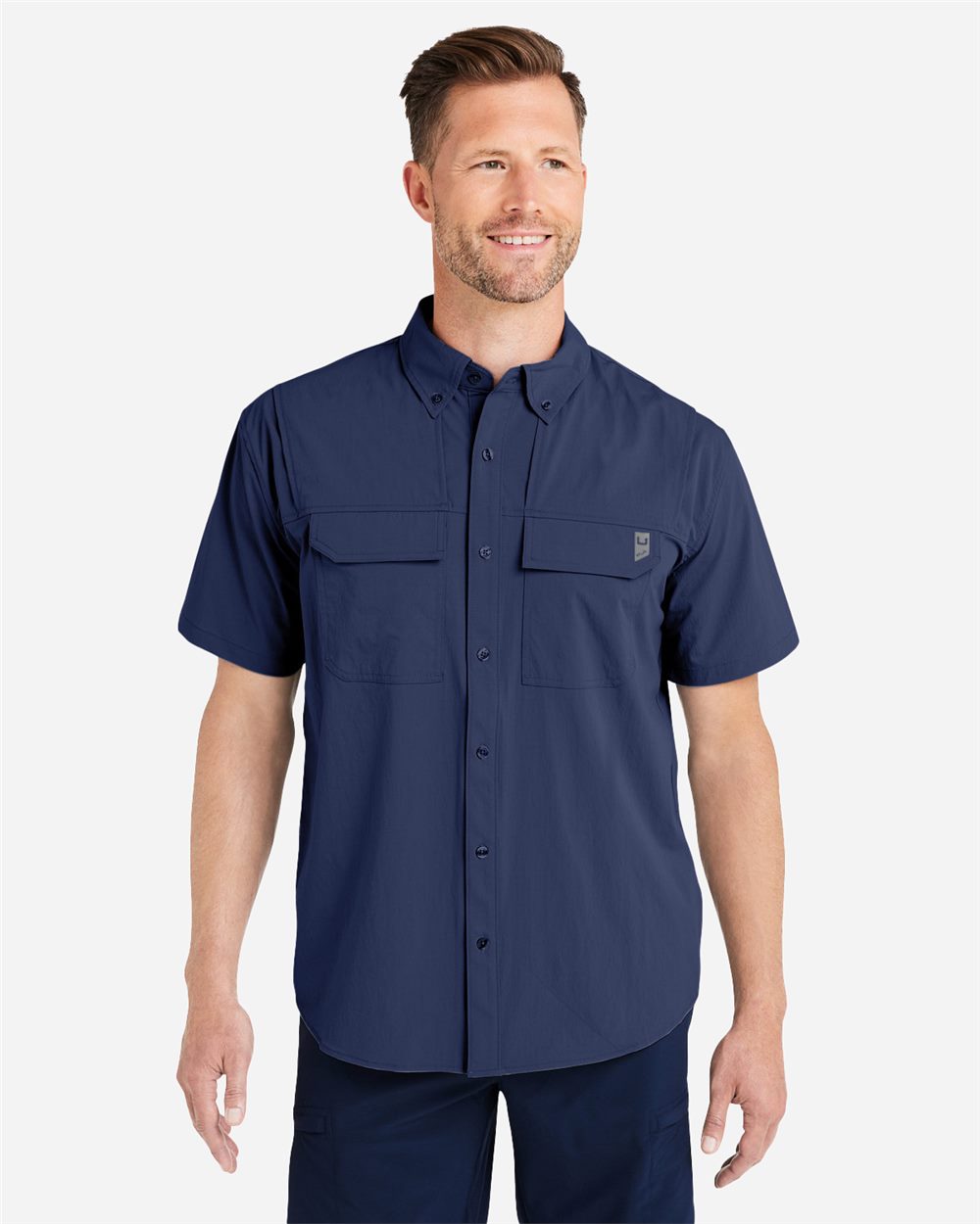 HUK Men's Creekbed Short Sleeve Shirt - H150183