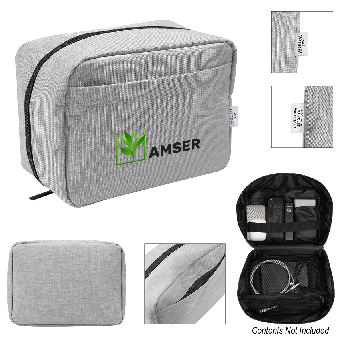 Habitat RPET Heathered Tech Pouch