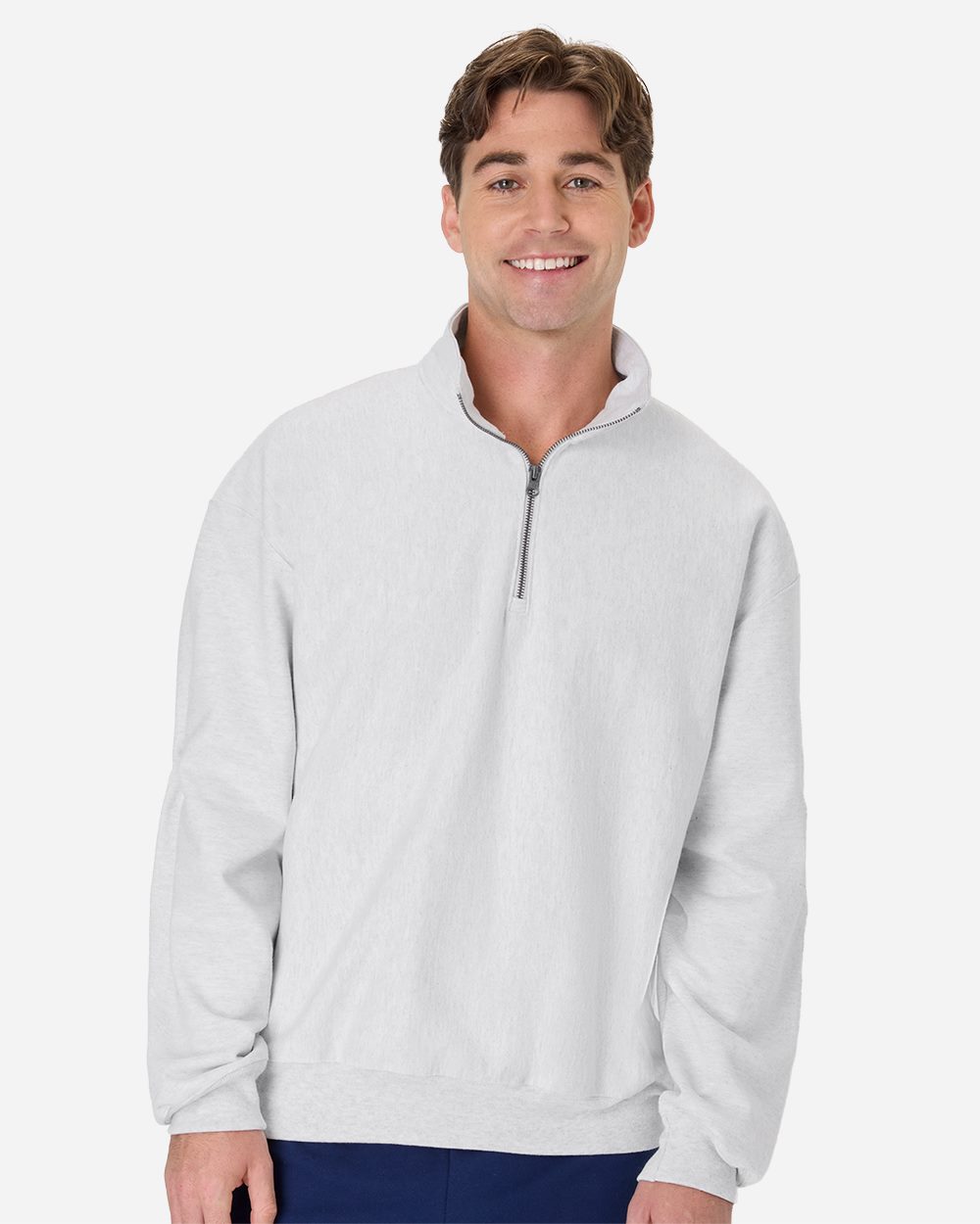 Hanes Men's Beefy&reg; Sweats Premium Heavyweight Quarter-Zip Sweatshirt - OG900
