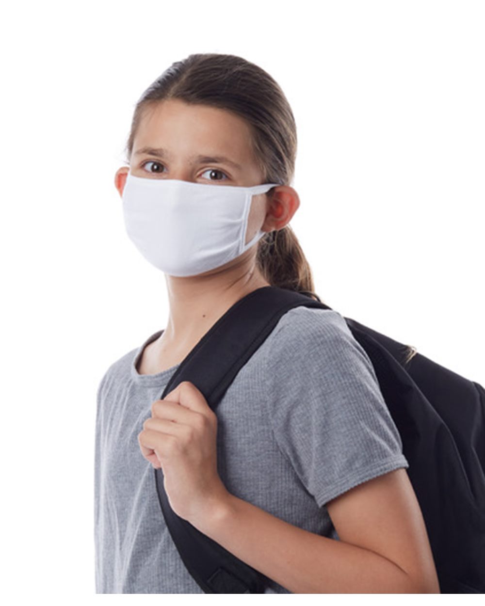 Hanes Youth X-Temp&trade; 2-Ply Face Mask - BMSKKR