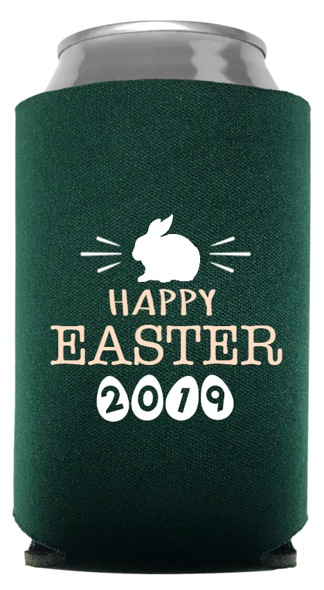 Happy Easter Day Full Color Foam Collapsible Coolies Style 104404