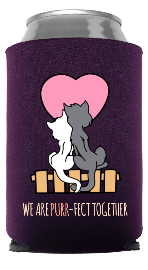 Happy Valentine\'s Day Full Color Foam Collapsible Coolies Style 101170