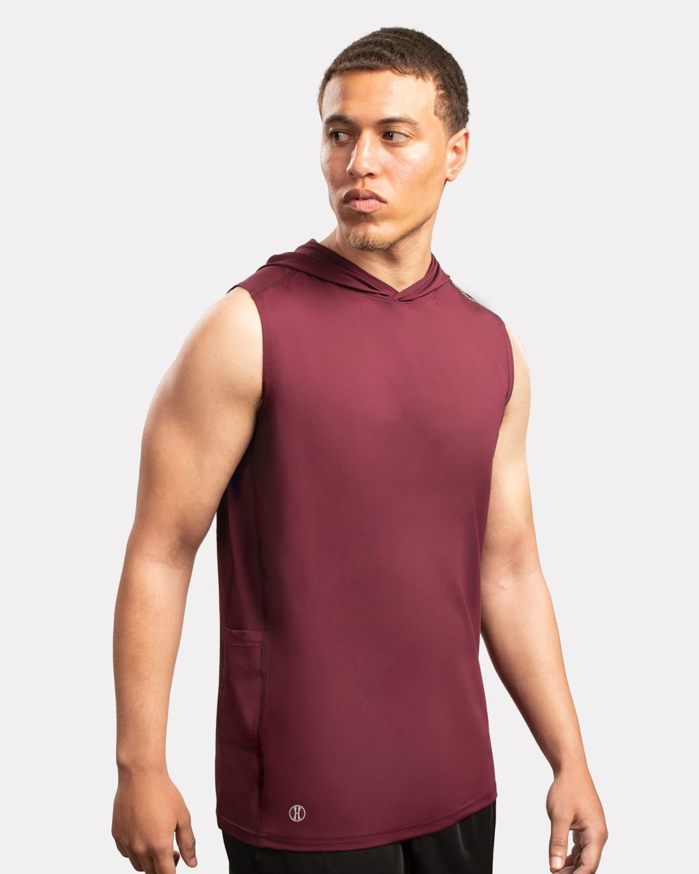 Holloway Unisex CoolCore&reg; Sleeveless Hooded T-Shirt - 222590