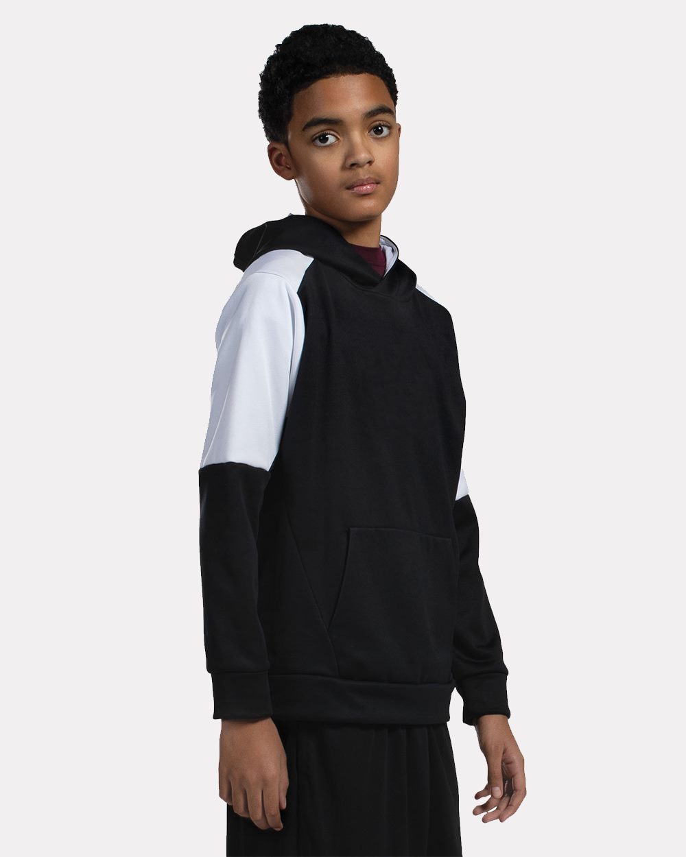 Holloway Youth Blue Chip Hooded Sweatshirt - 222640