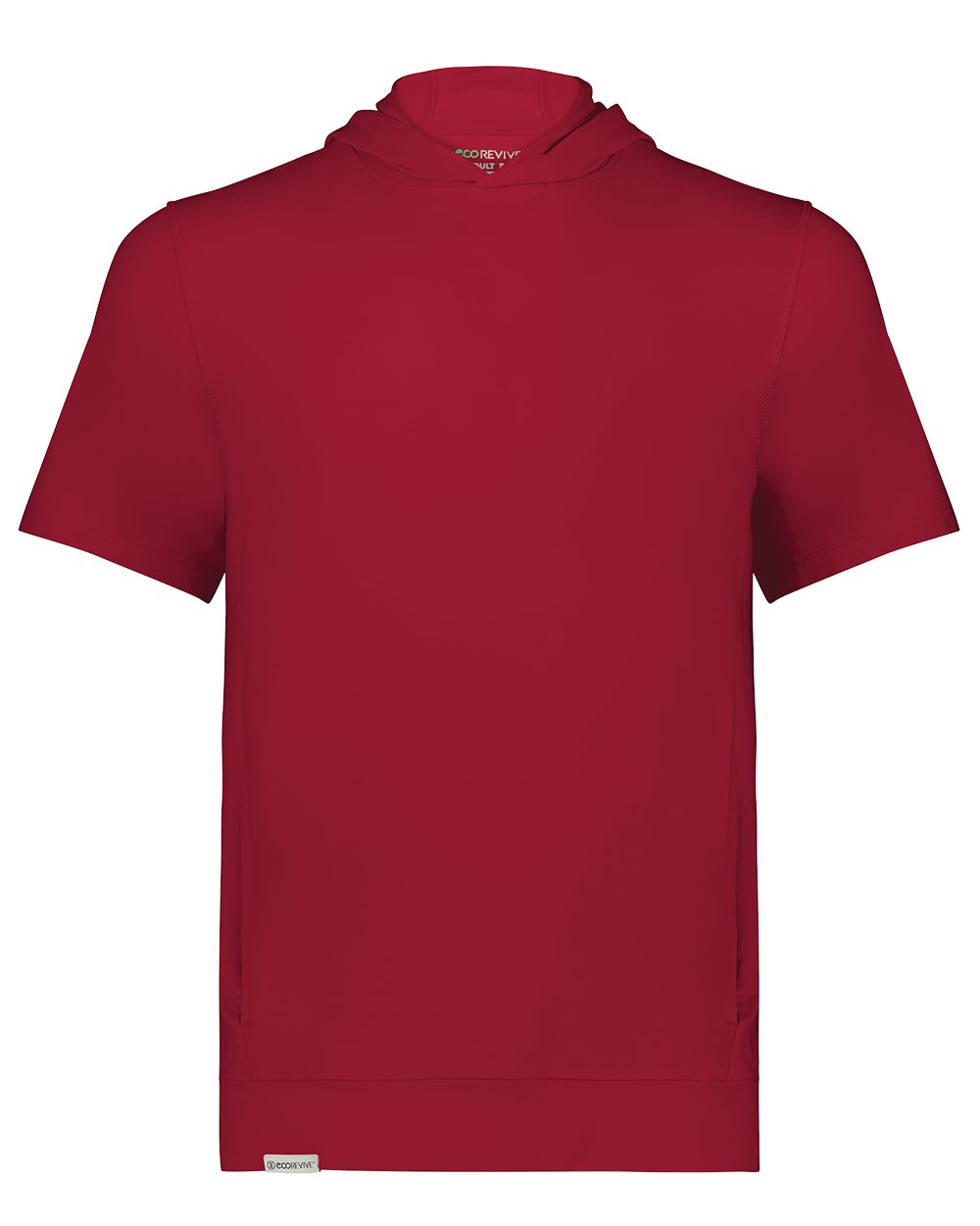 Holloway Youth Eco Revive&trade; Ventura Soft Knit Short Sleeve Hooded Sweatshirt - 222605