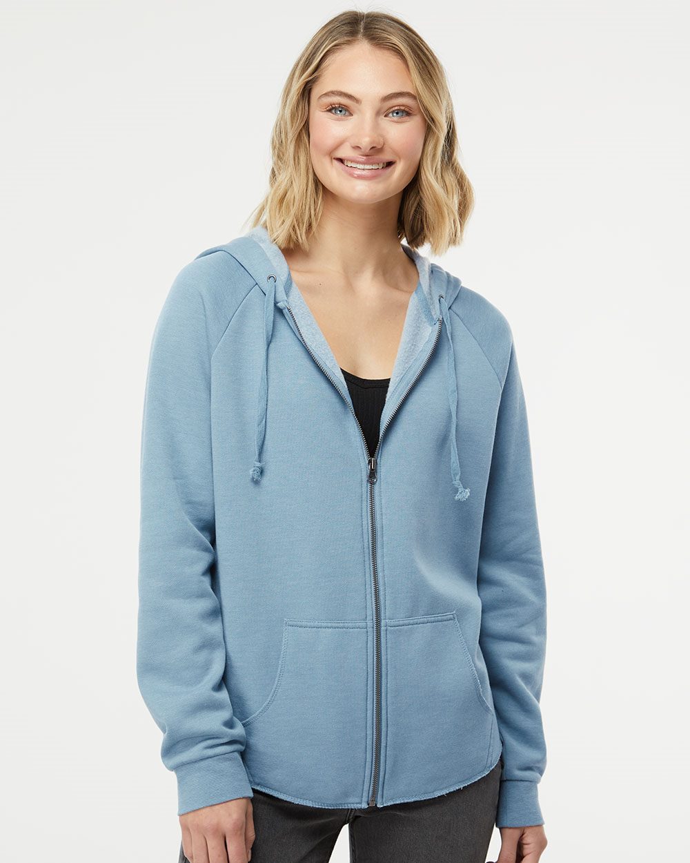 Independent Trading Co. Women's California Wave Wash Full-Zip Hooded Sweatshirt - PRM2500Z