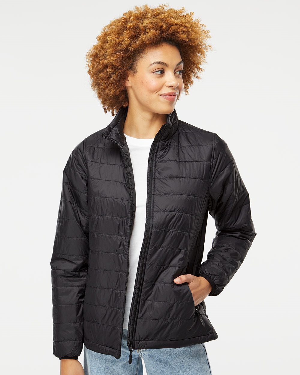 Independent Trading Co. Women's Puffer Jacket - EXP200PFZ