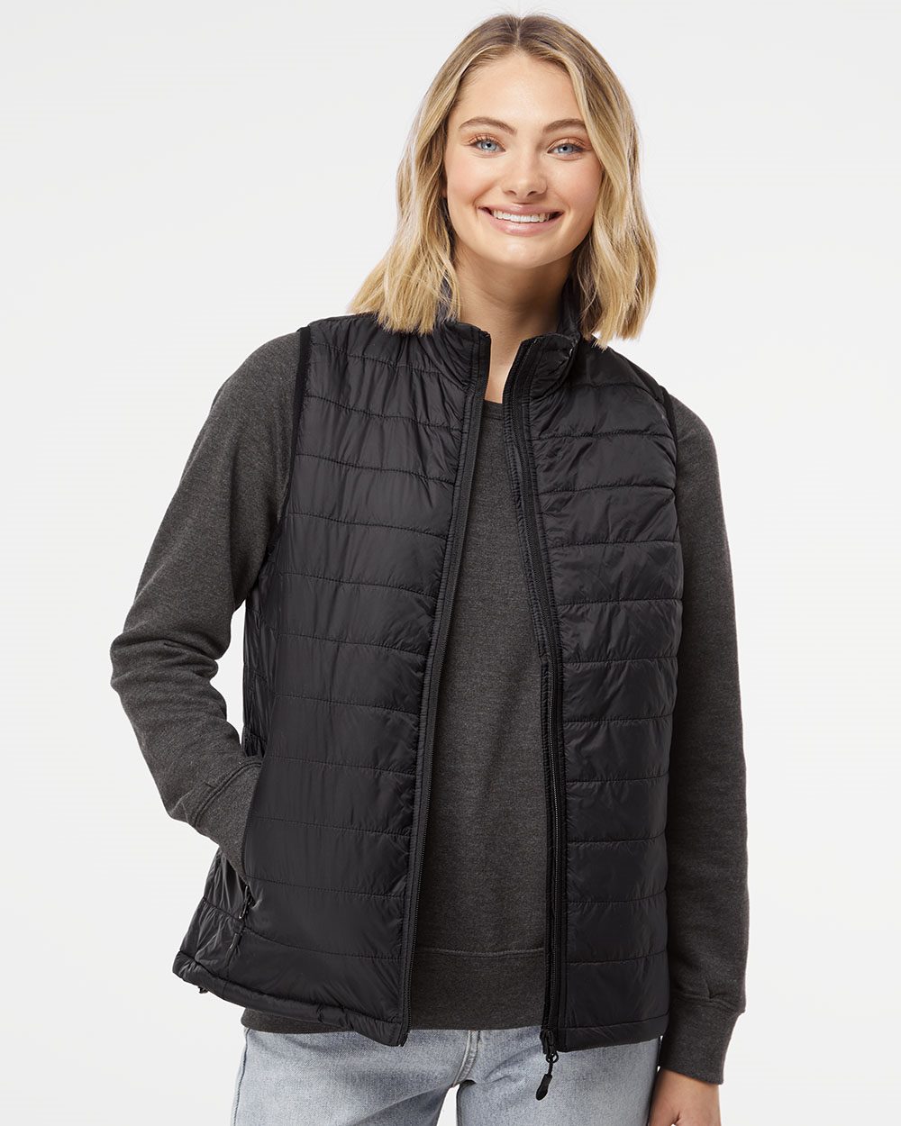 Independent Trading Co. Women's Puffer Vest - EXP220PFV