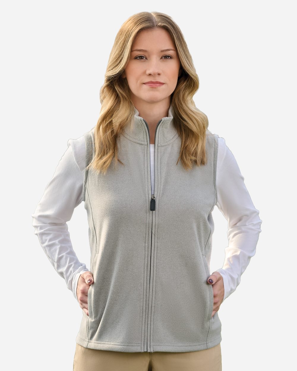 J. America Women's Element Fleece Vest - 8764