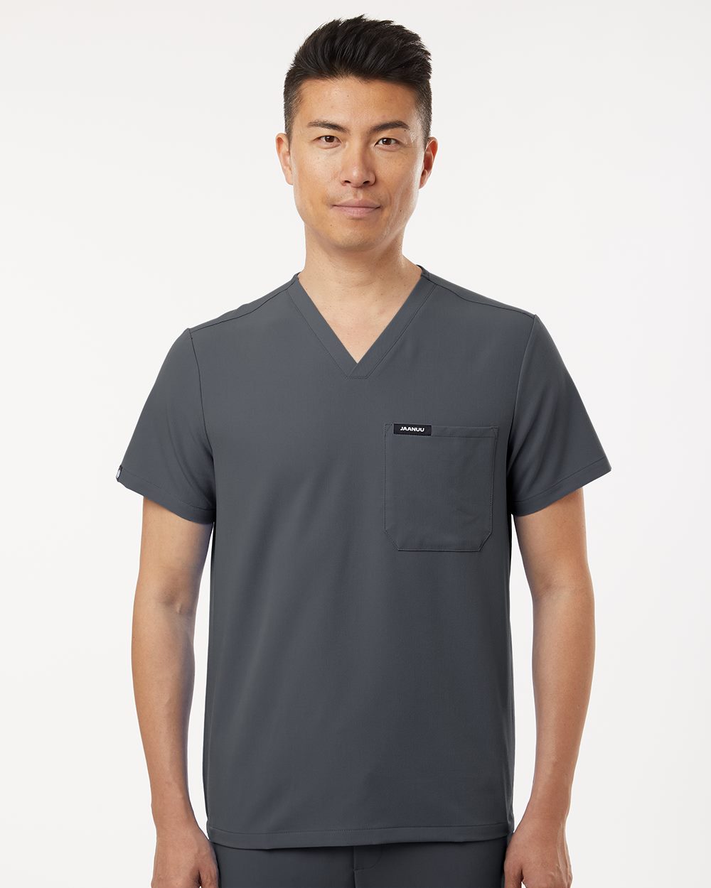 Jaanuu Men's Holmes Everyday 1-Pocket Scrub V-Neck Top - M10001