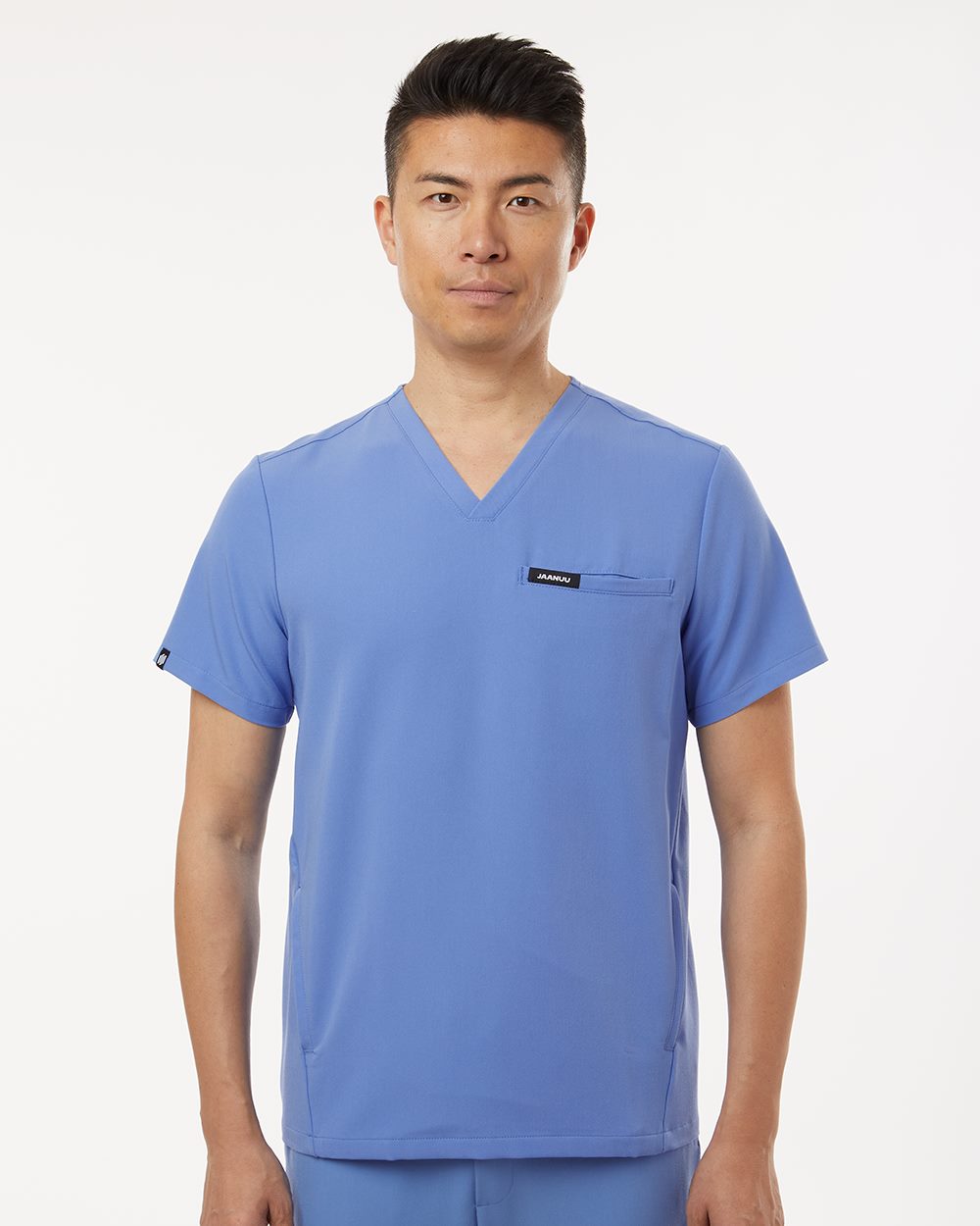Jaanuu Men's Platt 3-Pocket Scrub V-Neck Top - M10002