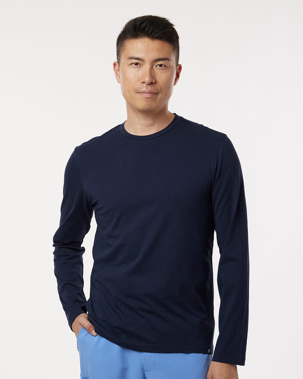 Jaanuu Men's RegenX Cotton Underscrub Long Sleeve T-Shirt - M30002U