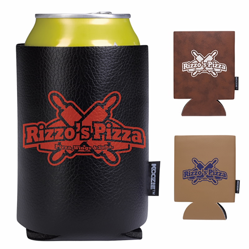 KOOZIE&reg; Leather-Like Can Cooler