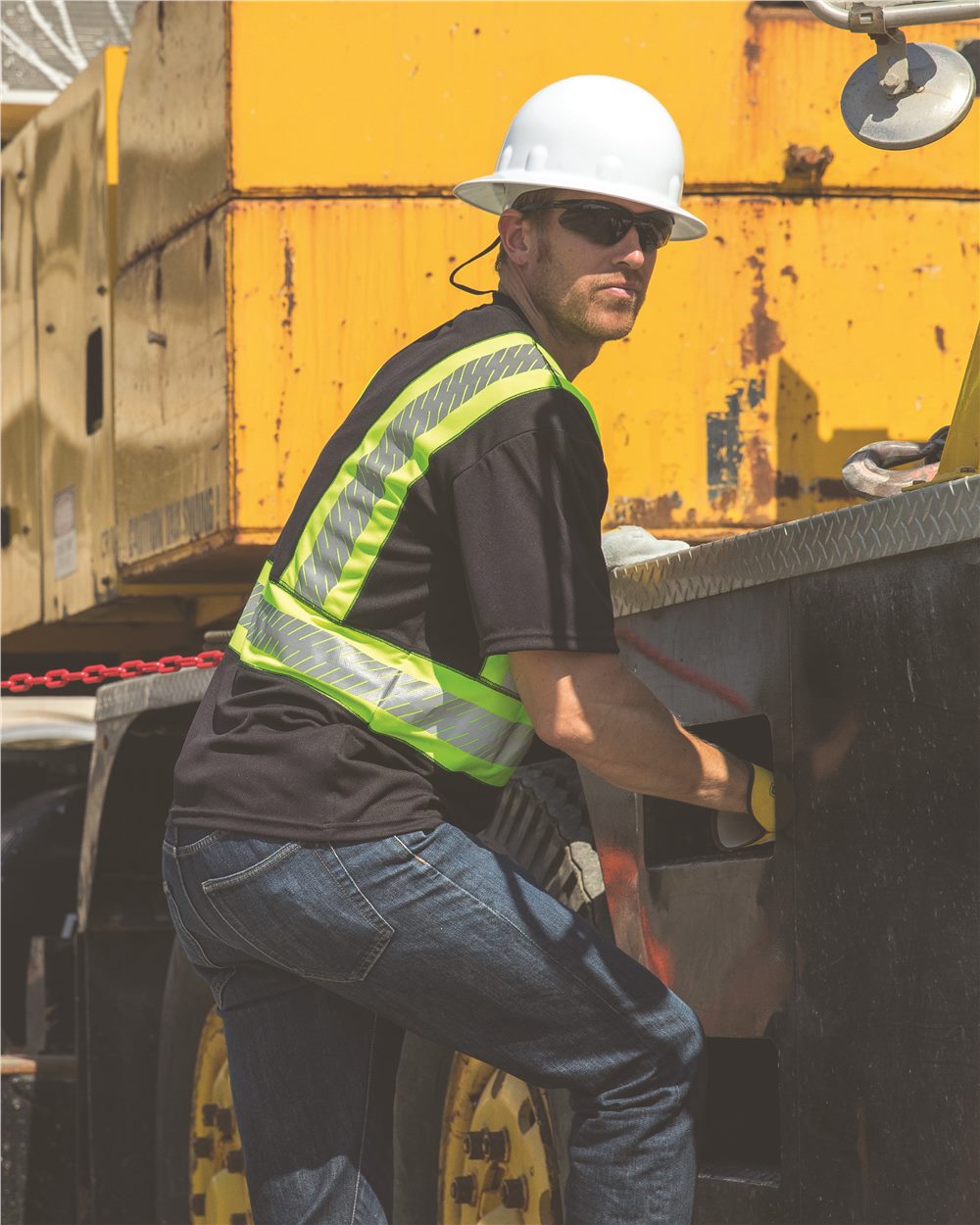 Kishigo Unisex EV Series&reg; Enhanced Visibility Contrast Pocket T-Shirt - B200-204