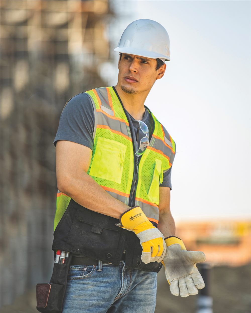 Kishigo Unisex Premium Black Series&reg; Black Bottom Class 2 Vest - 1515-1516