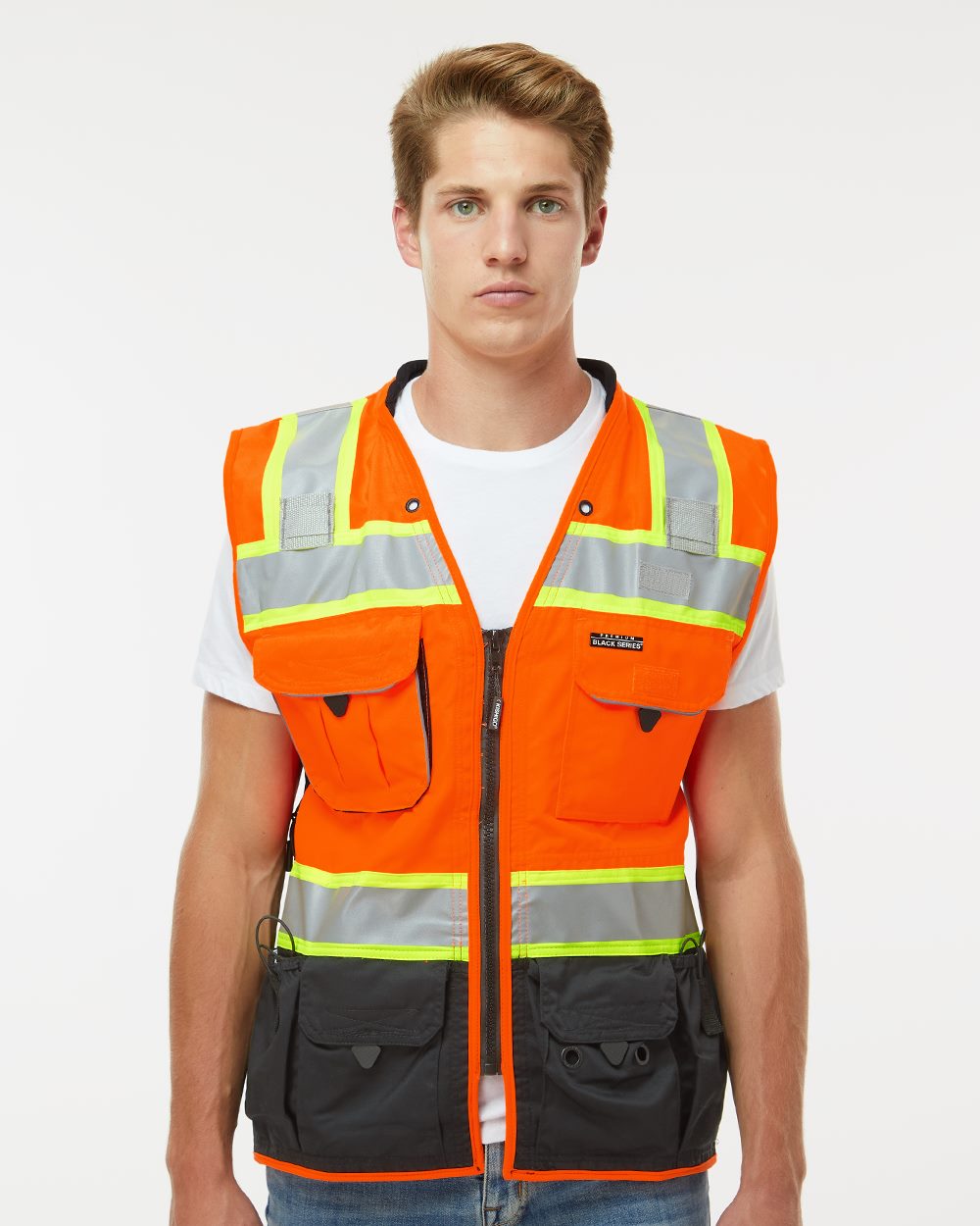Kishigo Unisex Premium Black Series&reg; Surveyors Vest - S5002-5003