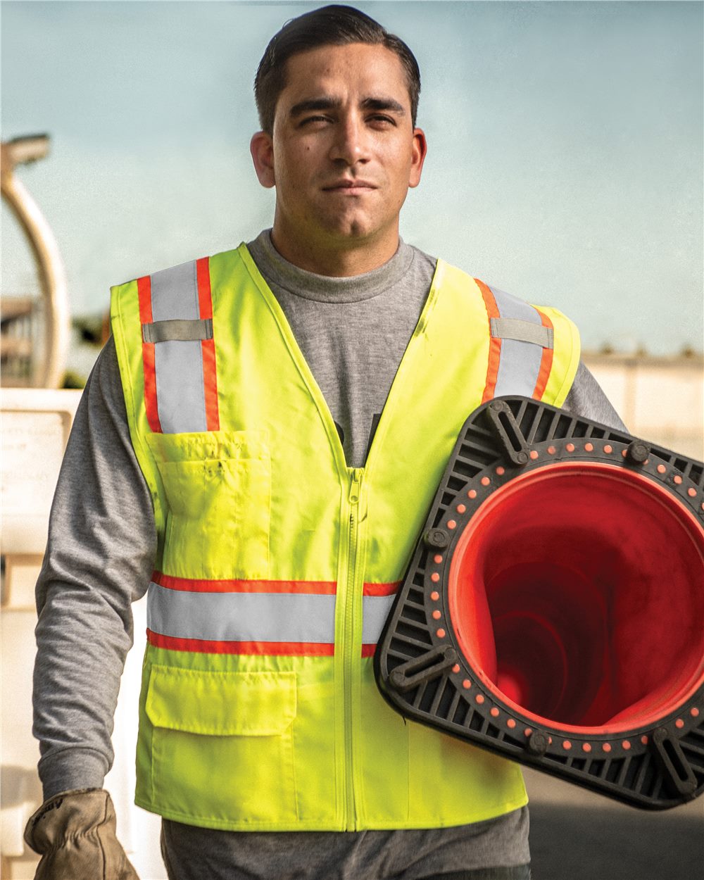 Kishigo Unisex Ultra-Cool&trade; Solid Front Vest With Mesh Back - 1163-1164