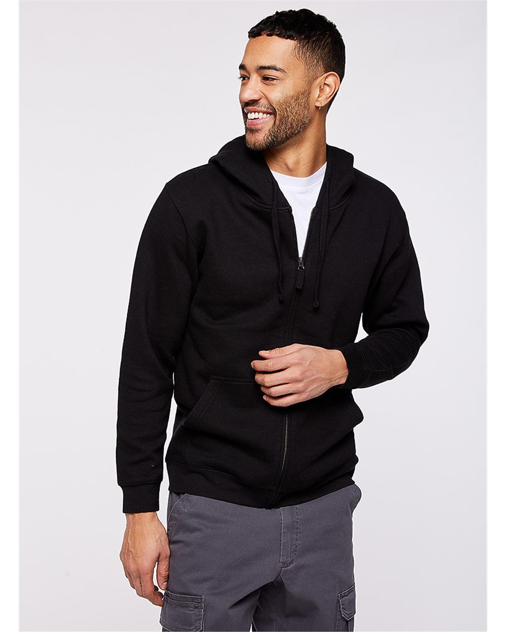 LAT Unisex Full-Zip Fleece Hoodie Sweatshirt - 6927
