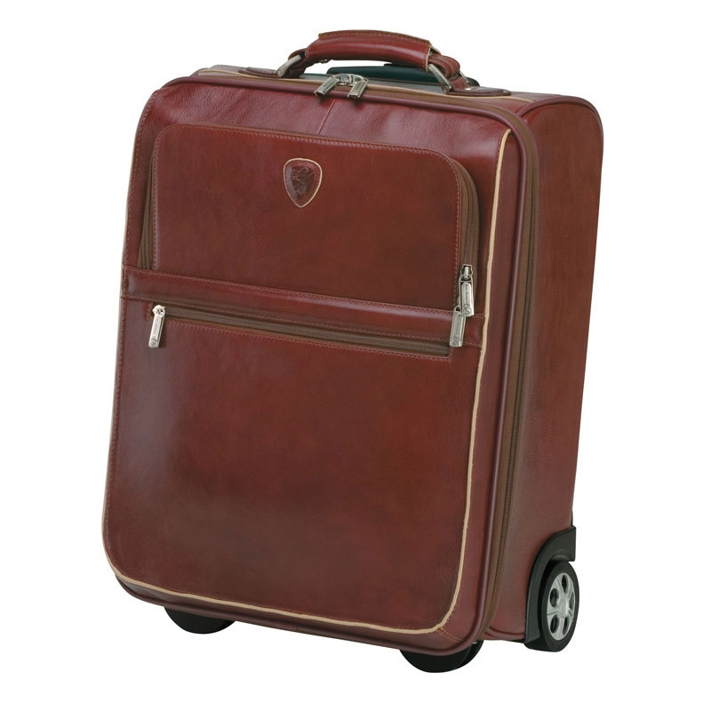 Lamborghini Luggage Brown Trolley Case