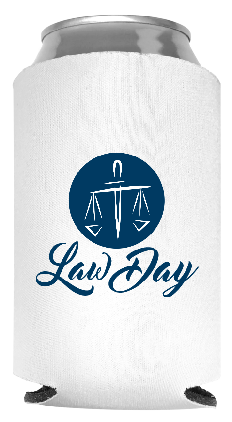 Law Day Full Color Foam Collapsible Coolies Style 83075