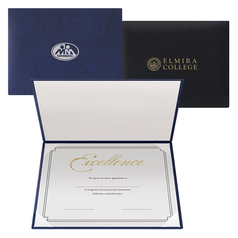 Leatherette Padded Certificate Diploma Holders Imprint Com