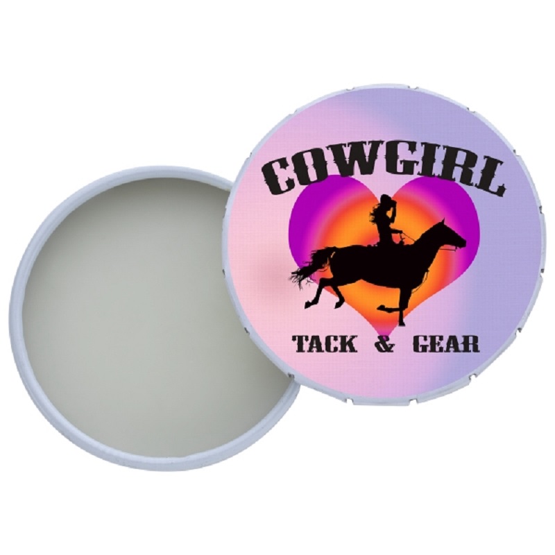 Lip Balm Snap Top Tin - White