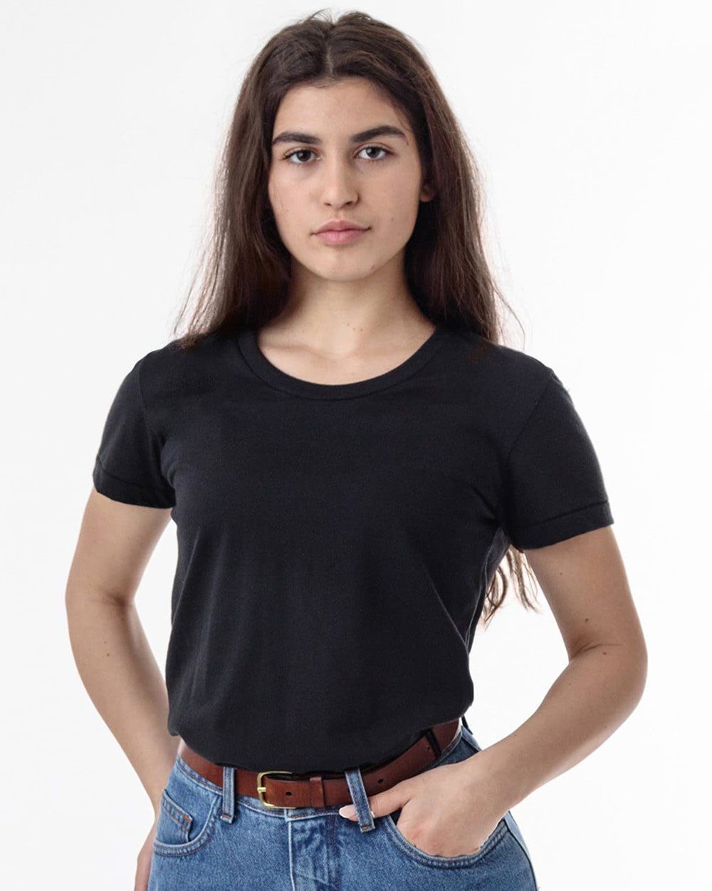 Los Angeles Apparel Women's USA-Made 50/50 T-Shirt - FF3001