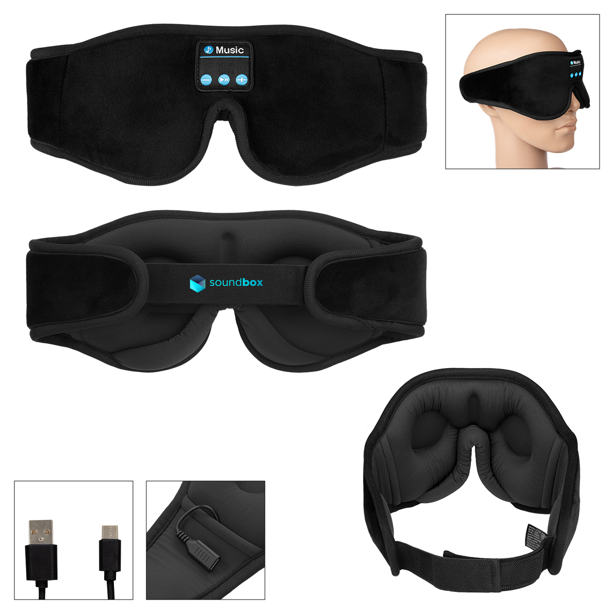 Lullaby Sleep Mask With Wireless Speakers