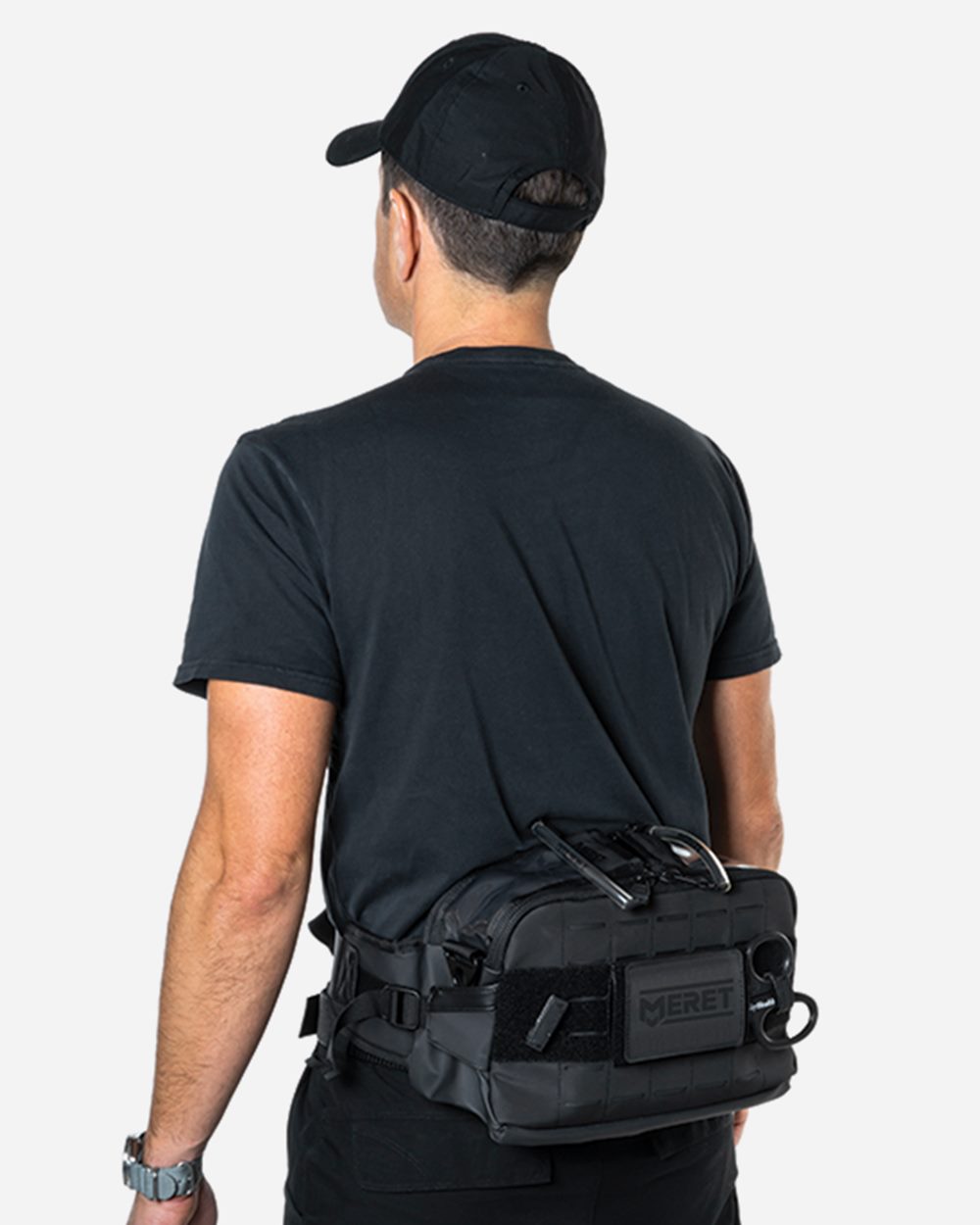 MERET FIRST-IN&trade; PRO X Black Waist Pack - M8110TB