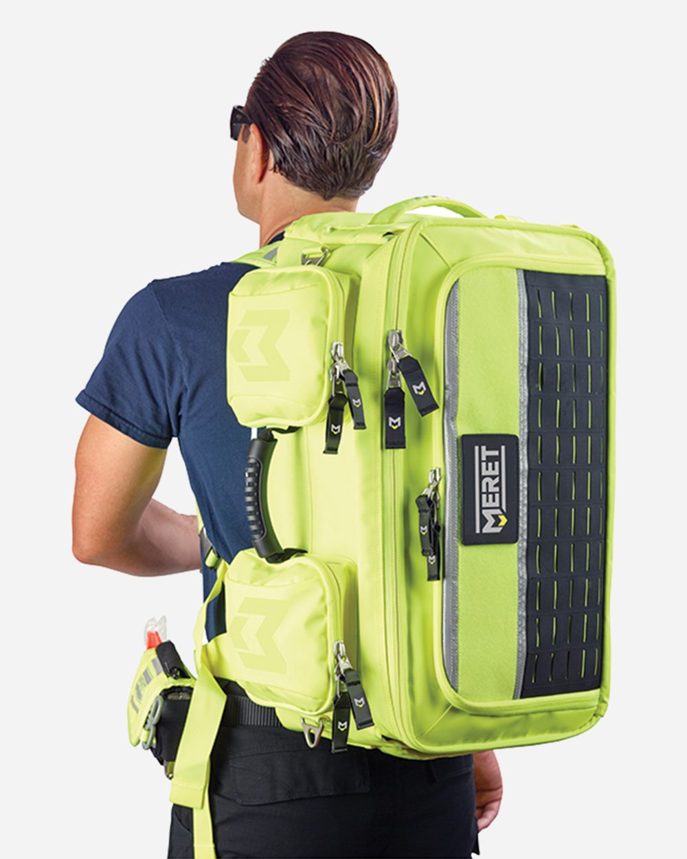 MERET OMNI&trade; PRO X High Viz Yellow Convertible Backpack Bag - M8101HV