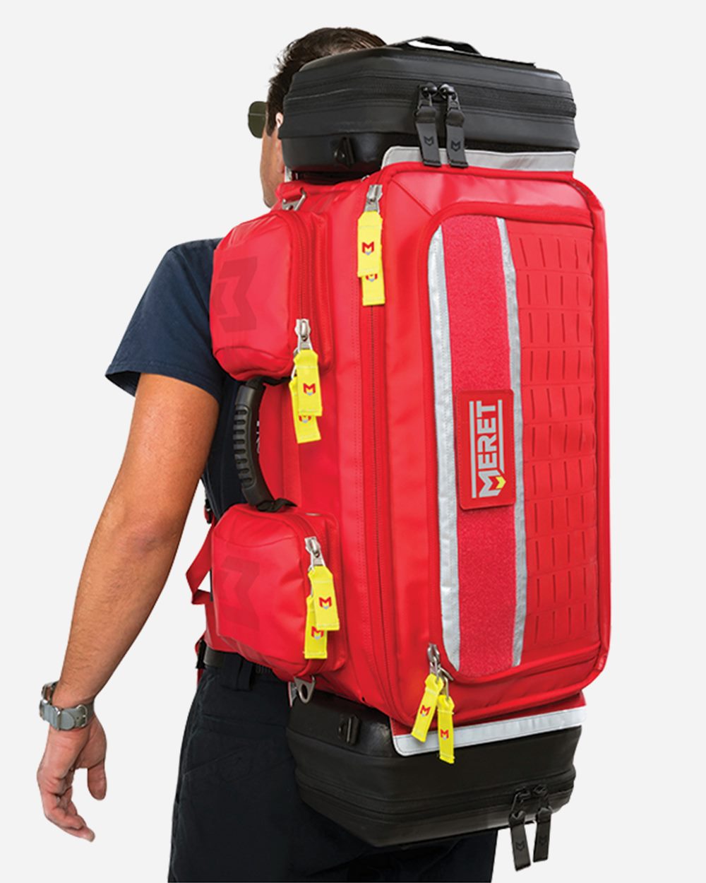 MERET OMNI&trade; PRO X Red Convertible Backpack Bag - M8101F