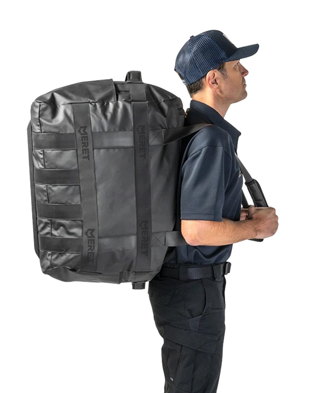 MERET TURNOUT&trade; PRO X Black Duffel Bag - M8112L-TB