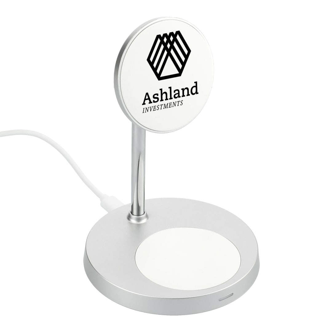 MagClick™ Dual Fast Wireless Charging Stand W/Base