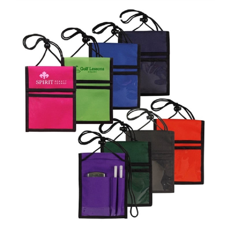 Multi Pocket Badge Holder/Passport Pouch